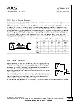 Preview for 24 page of Puls Dimension Q-Series Manual