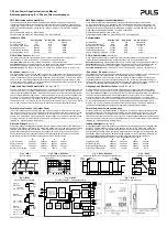 Preview for 4 page of Puls DIMENSION QS40 Series Instruction Manual