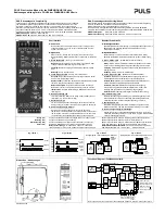 Предварительный просмотр 4 страницы Puls dimension UB10.241 Instruction Manual