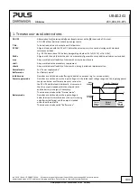 Предварительный просмотр 3 страницы Puls DIMENSION UB40.241 Manual