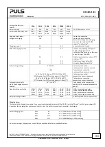 Предварительный просмотр 9 страницы Puls DIMENSION UB40.241 Manual