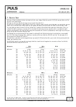 Предварительный просмотр 10 страницы Puls DIMENSION UB40.241 Manual