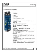 Предварительный просмотр 15 страницы Puls DIMENSION UB40.241 Manual