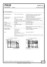 Предварительный просмотр 20 страницы Puls DIMENSION UB40.241 Manual