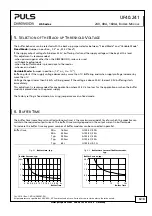 Предварительный просмотр 6 страницы Puls DIMENSION UF Series Manual