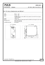 Preview for 15 page of Puls DIMENSION UF Series Manual