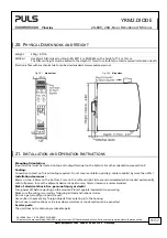 Предварительный просмотр 11 страницы Puls Dimension Y Series Manual