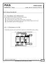 Предварительный просмотр 13 страницы Puls Dimension Y Series Manual