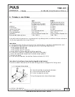 Предварительный просмотр 7 страницы Puls DIMENSION Y-Series Manual