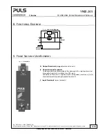 Предварительный просмотр 9 страницы Puls DIMENSION Y-Series Manual