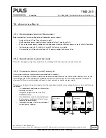 Предварительный просмотр 16 страницы Puls DIMENSION Y-Series Manual