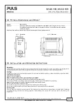 Preview for 14 page of Puls FAML50-100 Manual