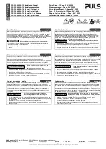 Preview for 1 page of Puls FIEPOS FPS300.246-049-102 Instruction Manual