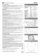 Preview for 2 page of Puls FIEPOS FPS300.246-049-102 Instruction Manual