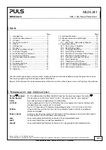 Preview for 2 page of Puls MiniLine-2 ML30.241 Manual