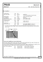 Preview for 6 page of Puls MiniLine-2 ML30.241 Manual