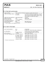 Preview for 13 page of Puls MiniLine-2 ML30.241 Manual