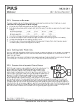 Preview for 19 page of Puls MiniLine-2 ML30.241 Manual