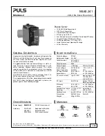 Puls MiniLine-2 ML60.241 Manual preview