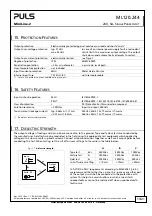 Preview for 13 page of Puls MiniLine-2 Series Manual