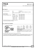 Preview for 12 page of Puls MiniLine ML15.121 Manual