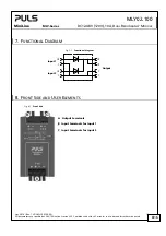 Предварительный просмотр 8 страницы Puls MiniLine MLY-Series Manual