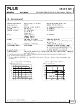 Предварительный просмотр 10 страницы Puls MiniLine MLY-Series Manual