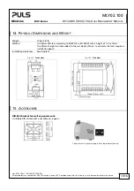 Предварительный просмотр 13 страницы Puls MiniLine MLY-Series Manual