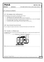 Предварительный просмотр 14 страницы Puls MiniLine MLY-Series Manual