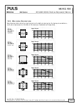 Предварительный просмотр 16 страницы Puls MiniLine MLY-Series Manual