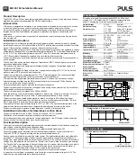 Preview for 2 page of Puls ML100.102 Installation Manual