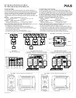 Предварительный просмотр 4 страницы Puls MLY series Instruction Manual