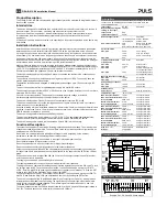 Предварительный просмотр 2 страницы Puls PISA-B-812-B4 Installation Manual