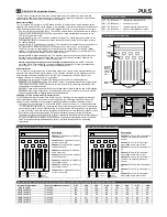 Предварительный просмотр 3 страницы Puls PISA-B-812-B4 Installation Manual