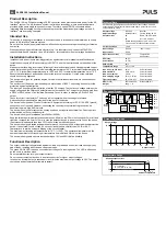 Preview for 2 page of Puls SLAD4.100 Installation Manual