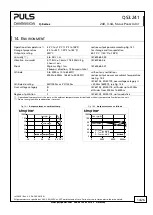 Предварительный просмотр 14 страницы Puls YR20.242 Manual