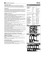 Предварительный просмотр 2 страницы Puls YRM2.DIODE Installation Manual