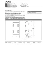 Puls ZM13.SIDE Installation Manual предпросмотр