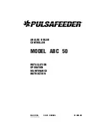 Preview for 1 page of Pulsafeeder ABC 50 Installation, Operation, &  Maintenance Instruction