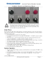 Preview for 12 page of Pulsafeeder Automatic Polymer Makedown Systems Installation, Operation And Maintenance Manual