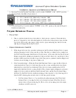 Предварительный просмотр 13 страницы Pulsafeeder Automatic Polymer Makedown Systems Installation, Operation And Maintenance Manual