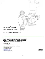 Preview for 26 page of Pulsafeeder GLM1 Installation Operation & Maintenance