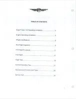 Preview for 4 page of Pulsar Aircraft Corporation Super Pulsar 100 Operating Manual