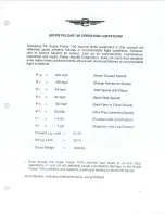 Preview for 5 page of Pulsar Aircraft Corporation Super Pulsar 100 Operating Manual