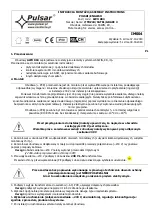 Pulsar 7/TRZ40/SATEL/GRADE 3 Assembly Instructions preview