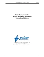 Preview for 1 page of Pulsar 90 Quantifier User Manual