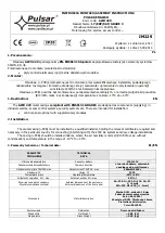 Pulsar AWO 229 Assembly Instructions preview