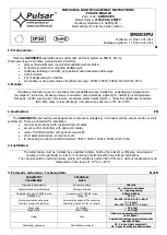 Pulsar AWO003PU Assembly Instructions preview