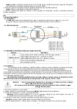 Предварительный просмотр 2 страницы Pulsar AWT034 Quick Start Manual