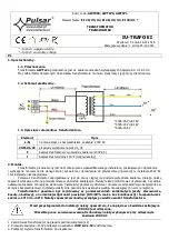 Предварительный просмотр 5 страницы Pulsar AWT060 Manual